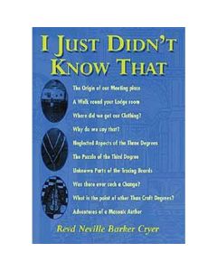 I Just Didn't Know That