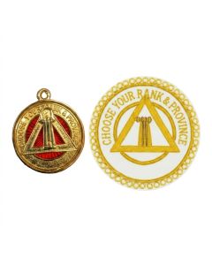 Royal Arch Provincial Promotion Set (Apron Badge & Jewel)