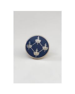 Quatuor Coronati Pin (Blue) QC