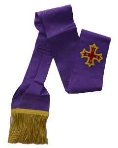 Red Cross of Constantine Companions Purple Sash